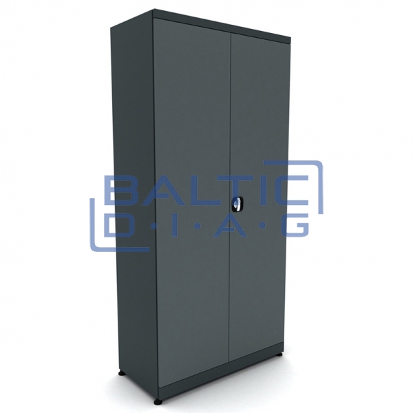 Metal work cabinet with 4 shelves Valkenpower