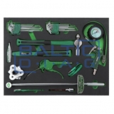 Tool trolley, 7 drawers and 330 pcs. tools
