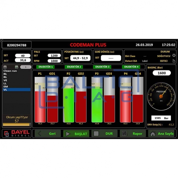 Diesel injector test bench Codeman Quattro