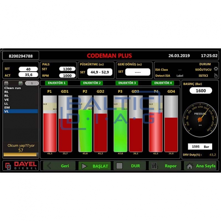 Diesel injector test bench Codeman Quattro