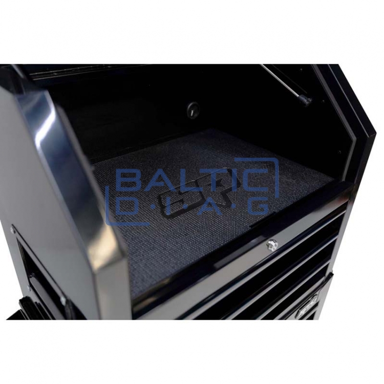 Įrankių vežimėlis su įrankių dėže bei 10 stalčių SPtools Custom series