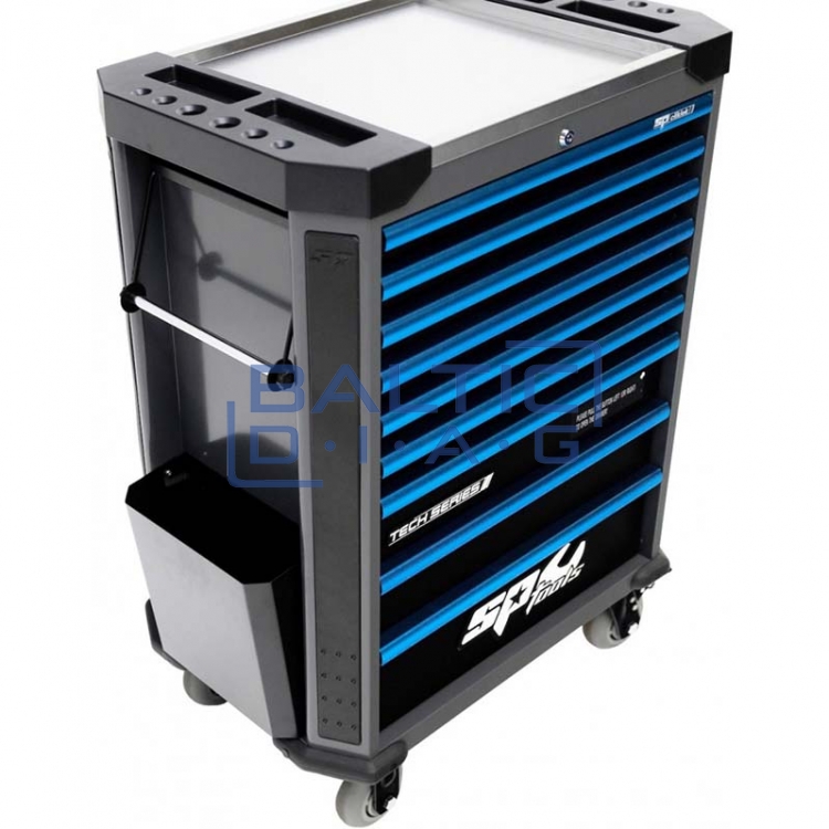 Tool trolley with 9 drawers SPtools Tech series