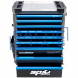 Тележка для инструментов с 9 ящиками серии SPtools Tech