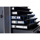 Тележка для инструментов с 9 ящиками серии SPtools Tech