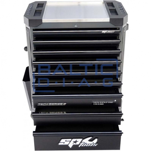 Tool trolley with 9 drawers SPtools Tech series