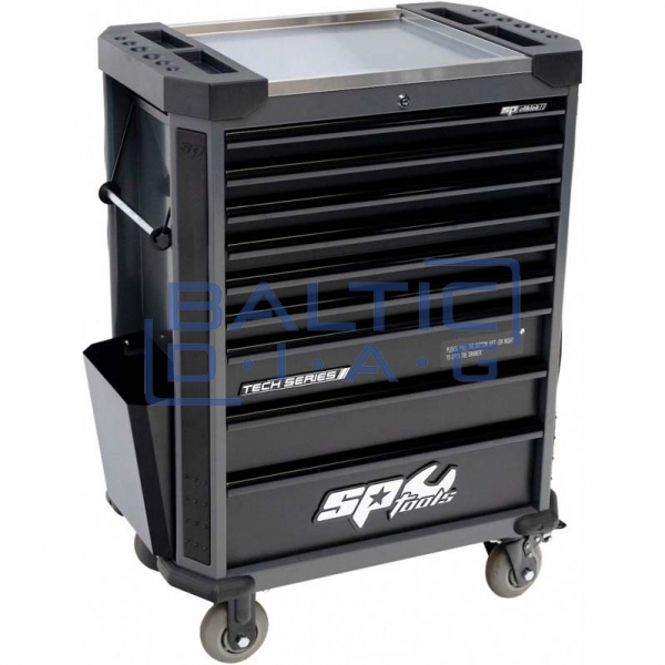 Tool trolley with 9 drawers SPtools Tech series