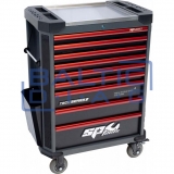 Tool trolley with 9 drawers SPtools Tech series