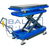 Electrohydraulic, mobile scissor lift for electric cars BT1200