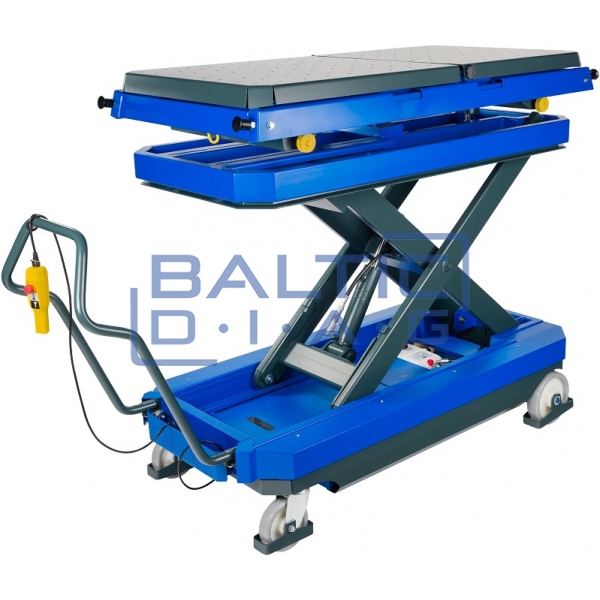 Electrohydraulic, mobile scissor lift for electric cars BT1200