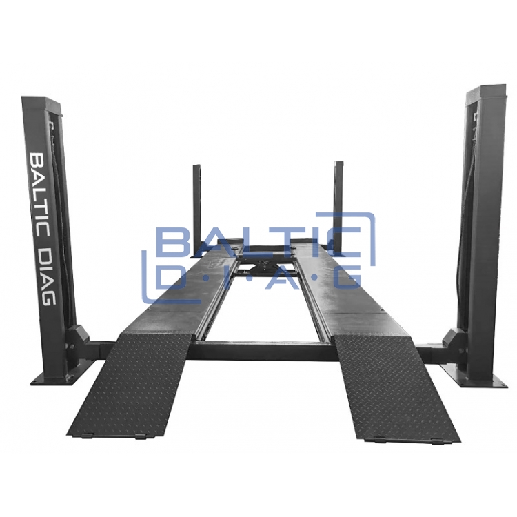 Four column lift with axle lift, 8000 kg, BD-8000