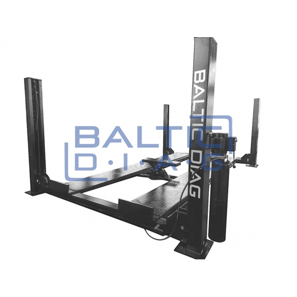 Four column lift with axle lift, 8000 kg, BD-8000