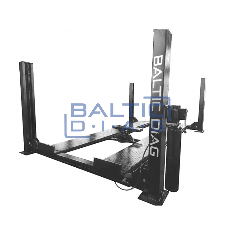 Four column lift with axle lift, 8000 kg, BD-8000
