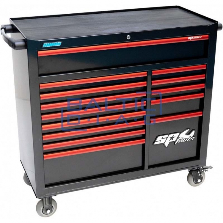 Tool trolley with 14 drawers SPtools Custom series