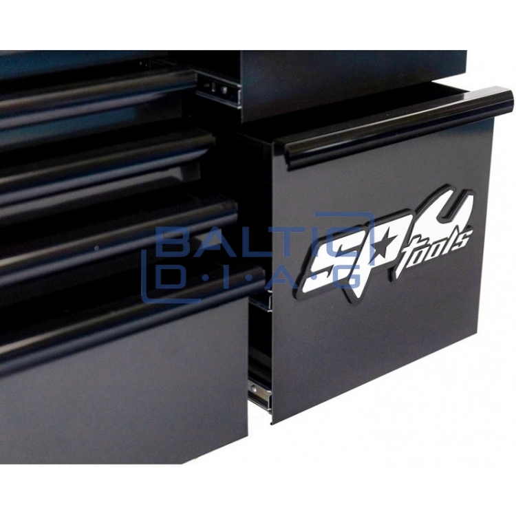 Įrankių vežimėlis su 14 stalčių SPtools Custom series