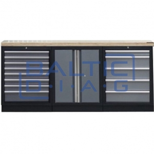 Three-piece workshop workbench set SPtools