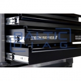 Tool trolley with top box and 16 drawers, SPtools Tech series