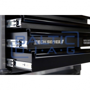 Tool trolley with top box and 16 drawers, SPtools Tech series