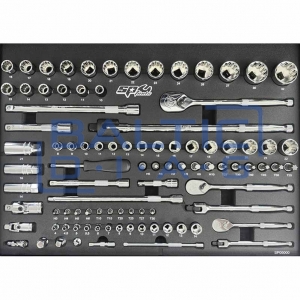 Tool trolley with 7 drawers and 233 pcs. tools SP Tools Custom Series Tool trolley with 7 drawers and 233 pcs. tools SP Tools Custom Series