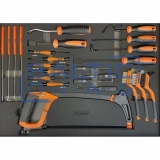 Įrankių vežimėlis su 233 vnt. įrankių 7 stalčiuose SP Tools Custom Series Įrankių vežimėlis su 233 vnt. įrankių 7 stalčiuose SP Tools Custom Series