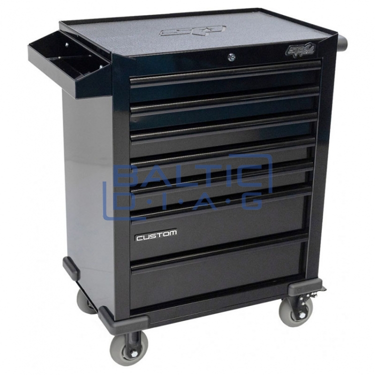 Tool trolley with 7 drawers and 233 pcs. tools SPtools custom series