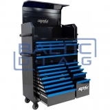 Įrankių vežimėlis su 14 stalčių bei papildoma 5 stačių spintele SPtools Custom series