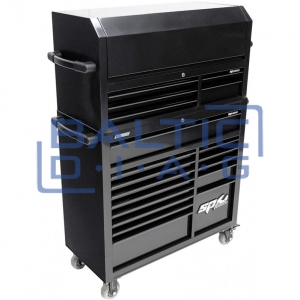 Tool trolley with 14 drawers and an additional 5 upright cabinet SPtools Custom series