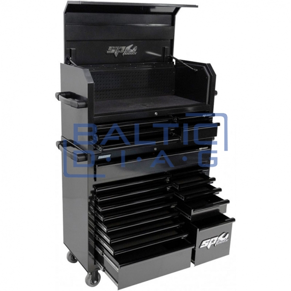 Tool trolley with 14 drawers and an additional 5 upright cabinet SPtools Custom series
