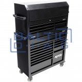 Tool trolley with 14 drawers and an additional 5 upright cabinet SPtools Custom series