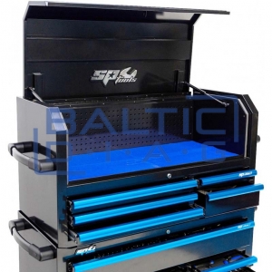 Tool trolley with 14 drawers and an additional 5 upright cabinet SPtools Custom series