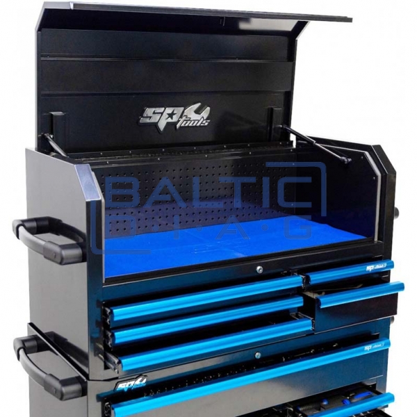 Tool trolley with 14 drawers and an additional 5 upright cabinet SPtools Custom series