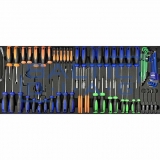 Įrankių vežimėlis su 14 stalčių ir 425 vnt. įrankiais SP Tools Custom Series Įrankių vežimėlis su 14 stalčių ir 425 vnt. įrankiais SP Tools Custom Series