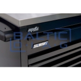 Mobile workbench with 21 drawers and steel workbench SPtools USA Sumo series