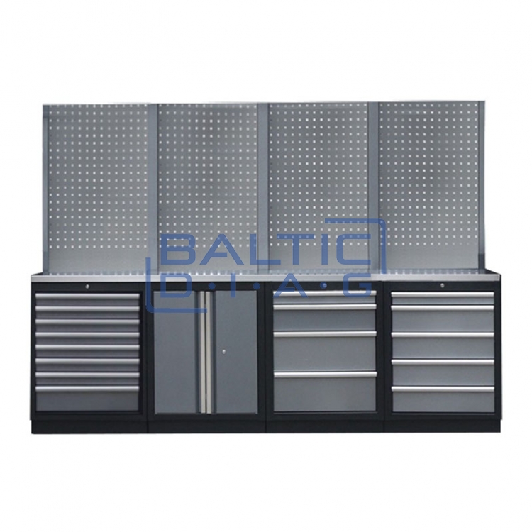 Профессиональный стационарный верстак Backing panel