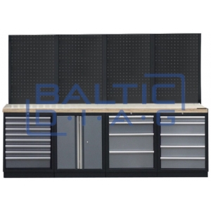Профессиональный стационарный верстак Backing panel