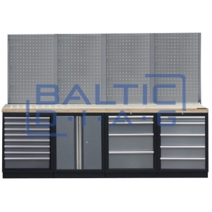 Профессиональный стационарный верстак Backing panel