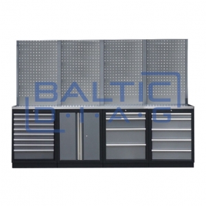Профессиональный стационарный верстак Backing panel
