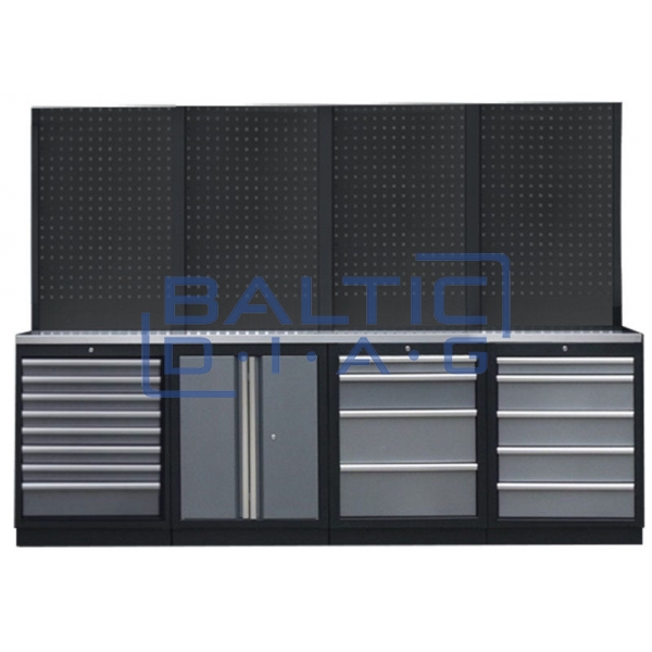 Профессиональный стационарный верстак Backing panel