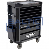 Tool trolley with 9 drawers and 381 pcs. tools SPtools Tech series