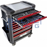Tool trolley with 9 drawers and 381 pcs. tools SP Tools Tech Series Tool trolley with 9 drawers and 381 pcs. tools SP Tools Tech Series