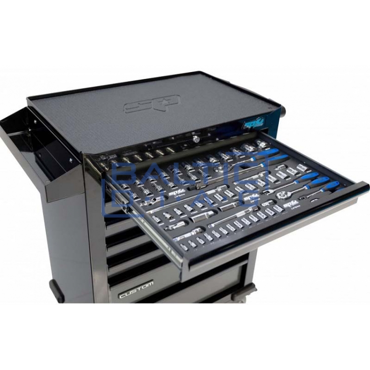 Tool trolley with 7 drawers and 334 tools SP Tools Custom Series