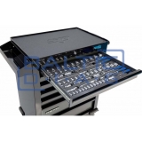 Įrankių vėžimėlis su 7 stalčiais ir 334 vnt. įrankiais SP Tools Custom Series Įrankių vėžimėlis su 7 stalčiais ir 334 vnt. įrankiais SP Tools Custom Series