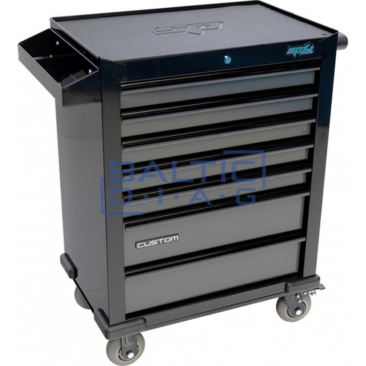 Tool trolley with 7 drawers and 334 tools SP Tools Custom Series
