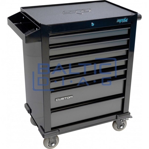 Tool trolley with 7 drawers and 334 tools SP Tools Custom Series