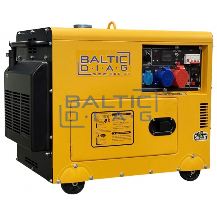 Mobilus dyzelinis generatorius BD9500SE, 7 kW