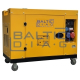 Mobile diesel generator BD12500SE, 9.5 kW