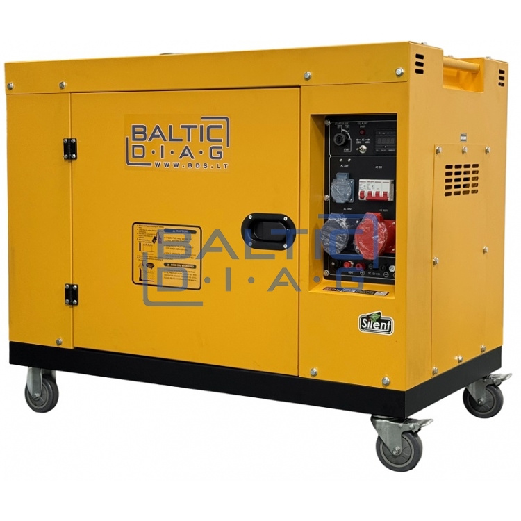 Mobilus dyzelinis generatorius BD12500SE, 9,5 kW