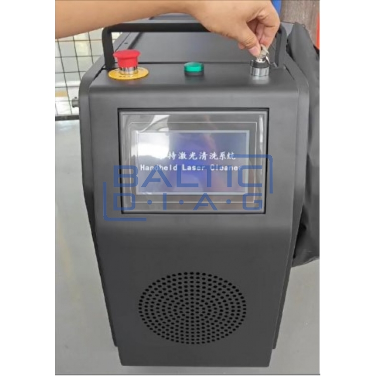 Pulsed laser cleaning device