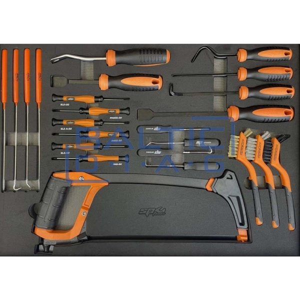 Tool trolley with 9 drawers and 387 tools SP Tools Tech Series