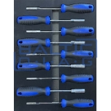 Įrankių vežimėlis su 13 stalčių ir 470 vnt. įrankiais SP Tools Tech Series Įrankių vežimėlis su 13 stalčių ir 470 vnt. įrankiais SP Tools Tech Series
