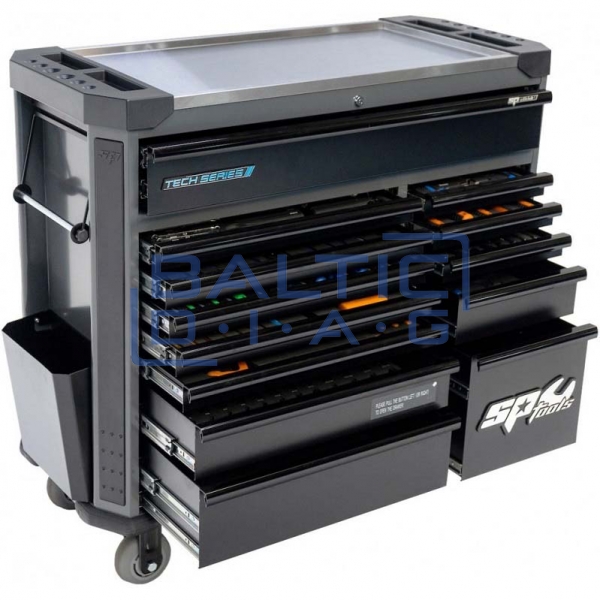 Tool trolley with 13 drawers and 470 tools SP Tools Tech Series